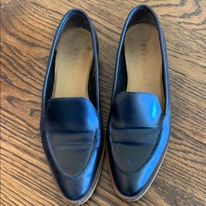 Black everlane loafers
